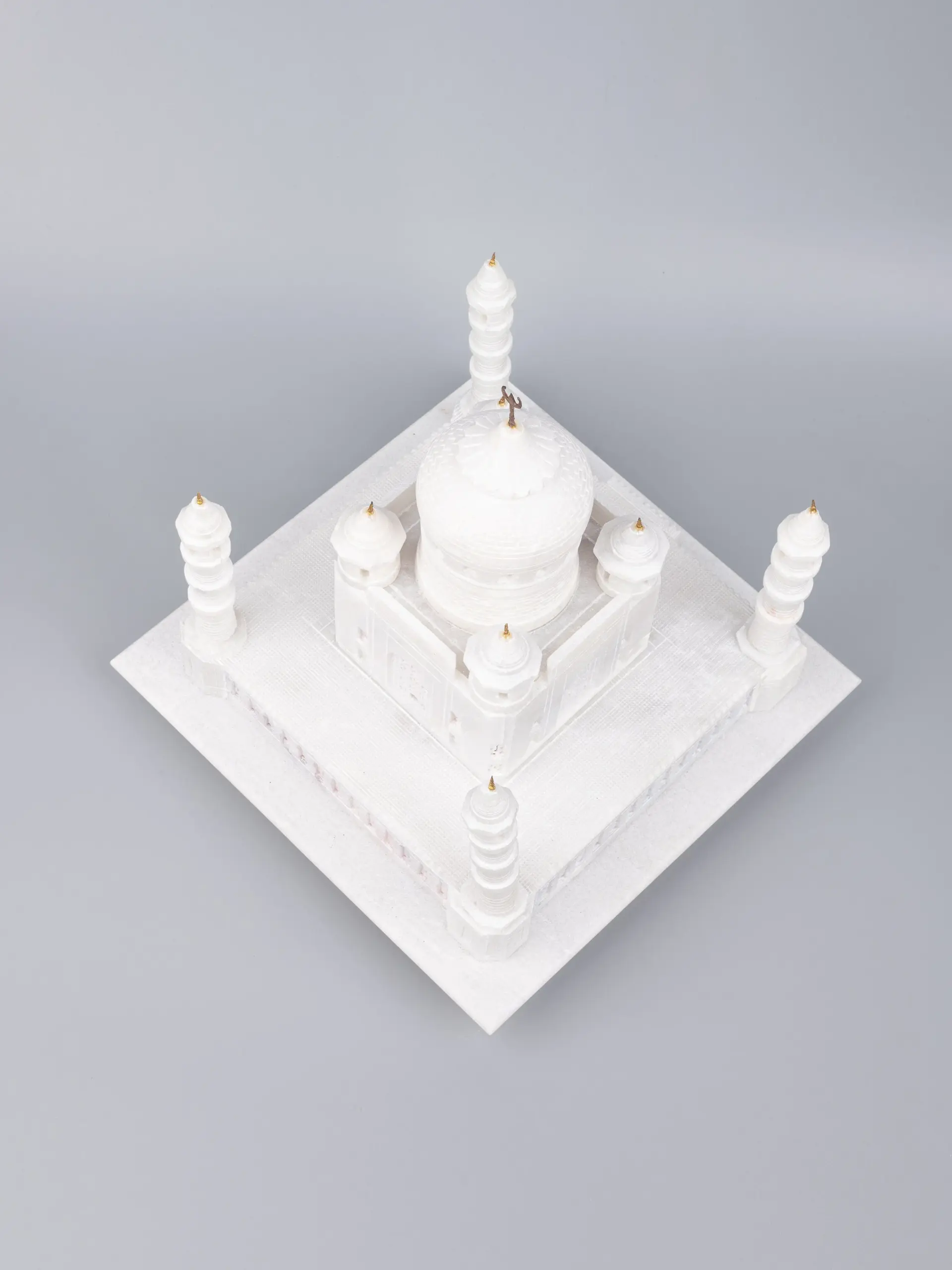 Decorative replica of Taj Mahal in white marble - Image 3