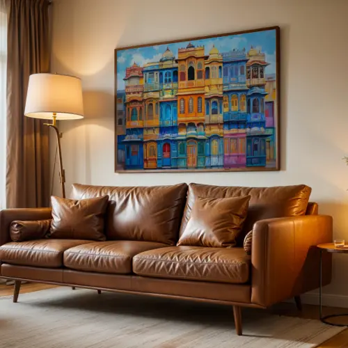 24x18 Rajasthani Haveli Painting