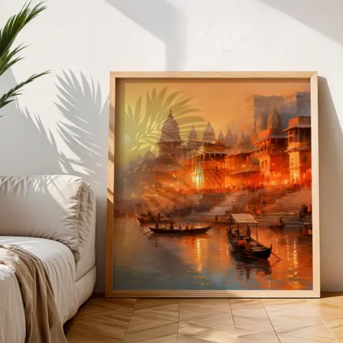 Varanasi: Oldest City of India Painting